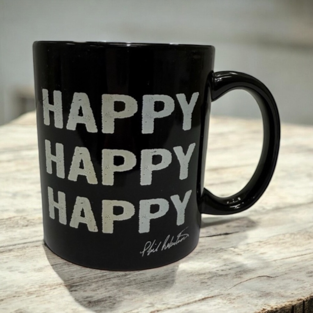 Duck Dynasty Phil Robertson Happy Happy Happy Mug Black